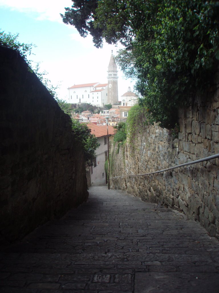 In Piran streets by Filip Ryant