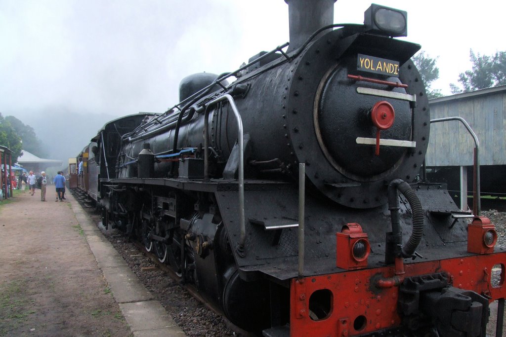 Tourist Steam Train at Ichanga Station by Alron1