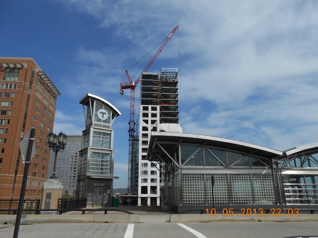 T-bay station (metro-point) and new future tower building by Petr Novotný99