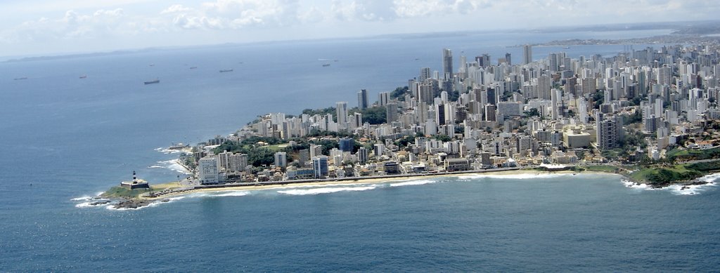 VISTA AEREA DE SALVADOR- BAHIA- BRASIL by ROTIZEN LAGE REGGIAN…