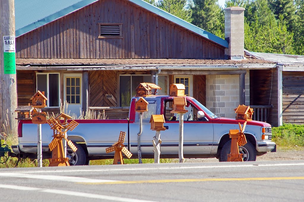 2011 Highway of Idaho - cedar birdhouses by Qwilleran