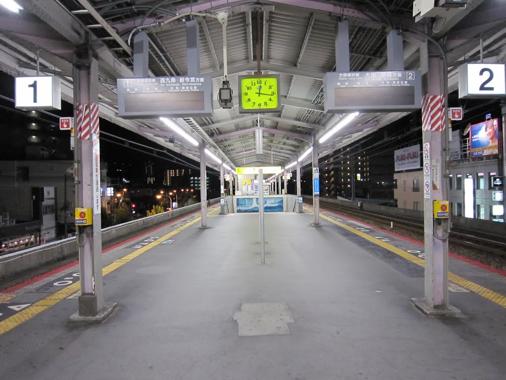 JR Noda Station - last train has departed by MediaTraveller