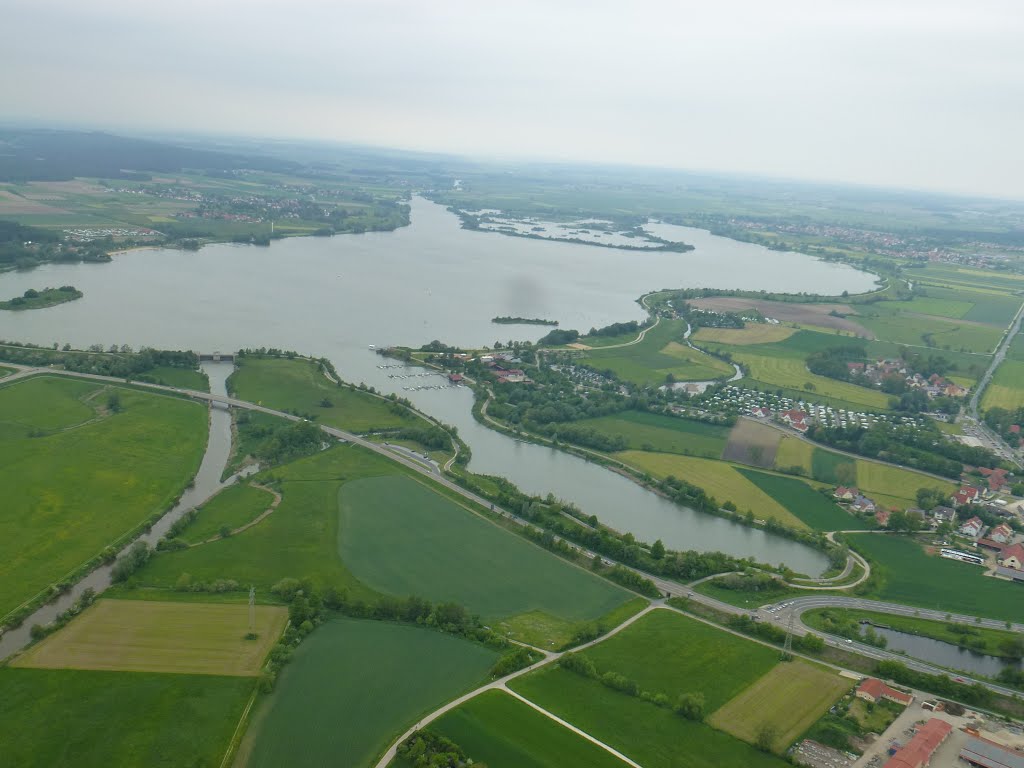 Der Altmühlsee "Luftaufnahme" (http://www.baldern.eu) by Reinhold Rupp