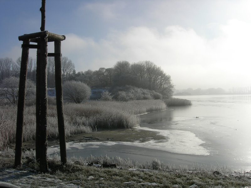 Winterstimmung Scheiufer in Kappeln by FeWo Tippe