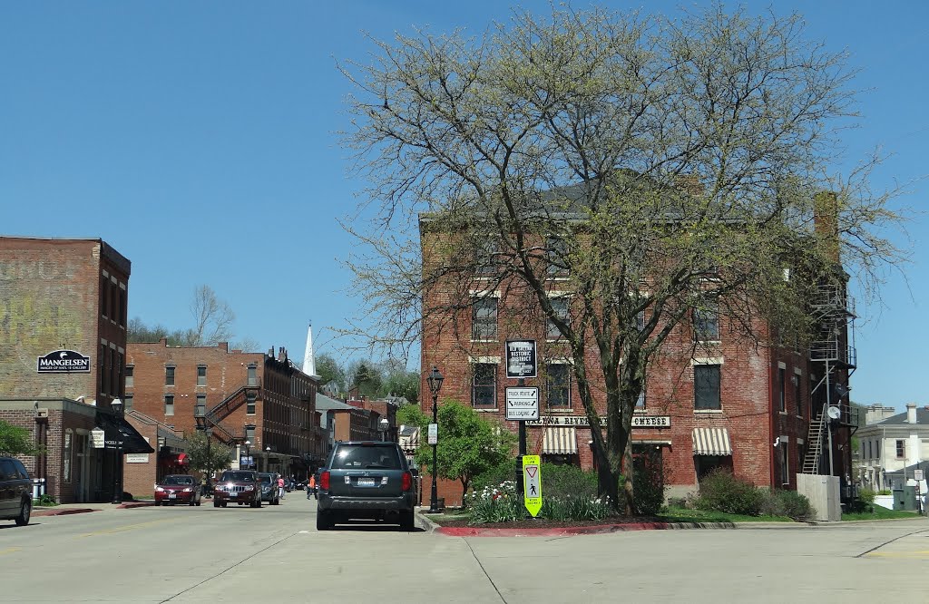 Main St in Galena IL by Gino Vivi