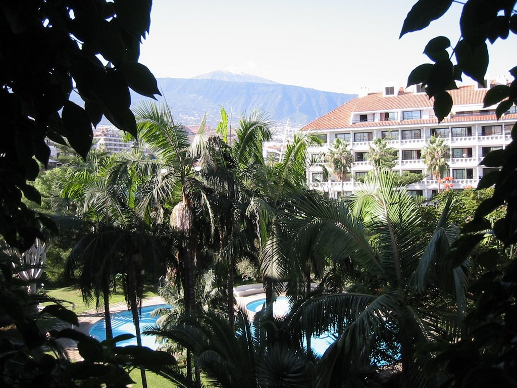 Teide from hotel Teide Mar, October 2006 by njyr