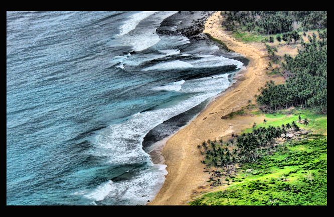 Aerial view Carnic beach from a 'copter by Malvinder Sahi