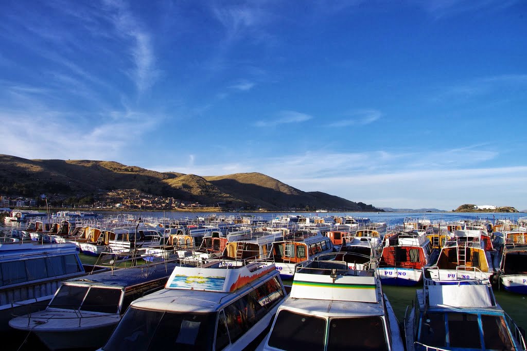 Puno, Lake Titicaca by Rumiana Koynova-Tenchova