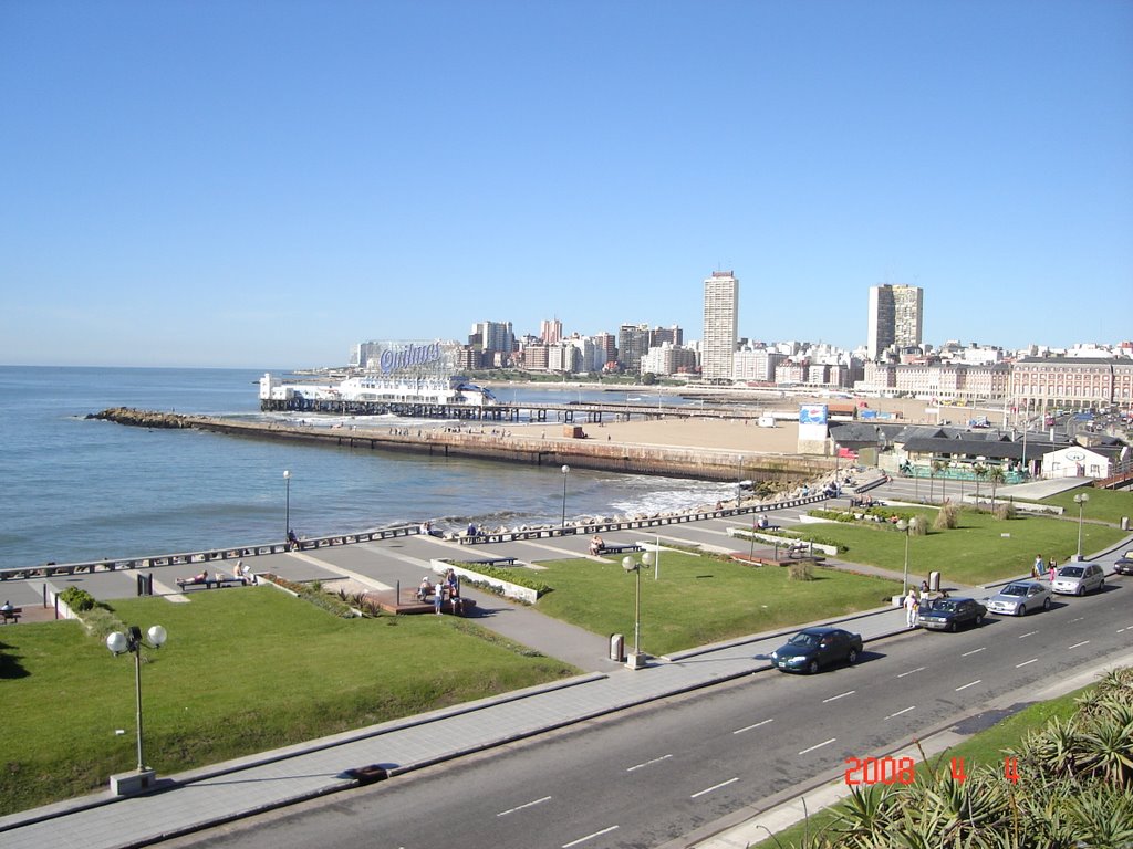 Mar del plata desde el hotel by Javier Lubo