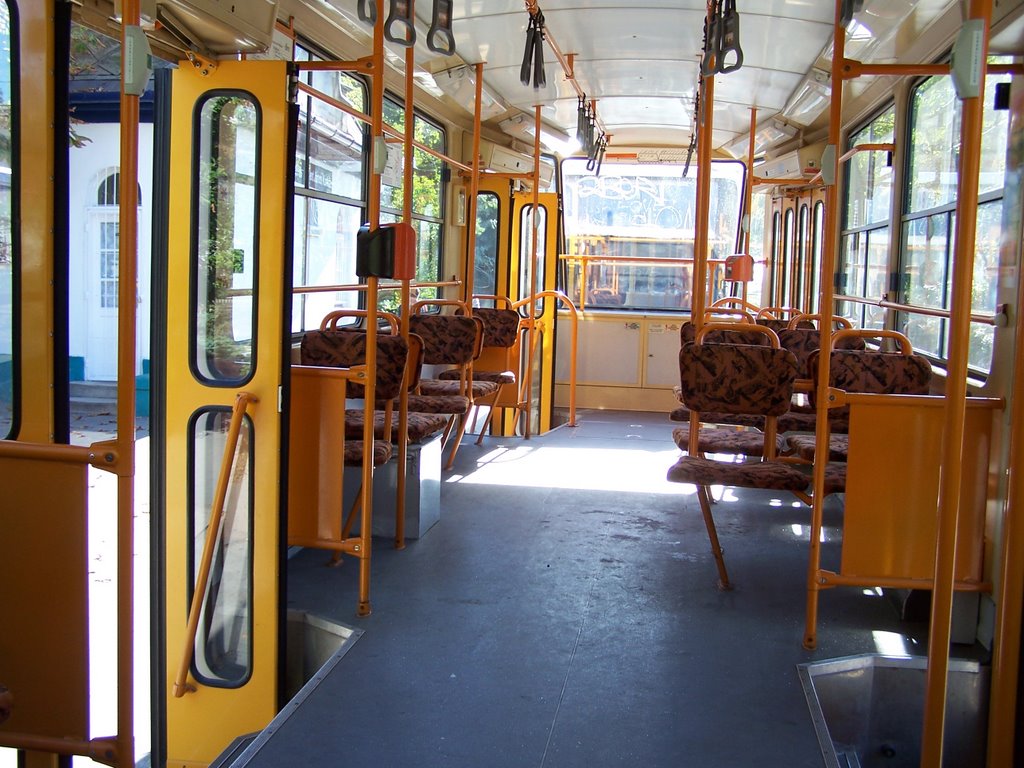 Inside tram; 18-as villamos by sinya