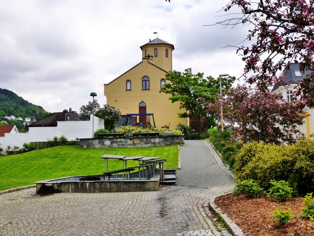 Strandsiden, Bergen, Norway by Herman Jelstad