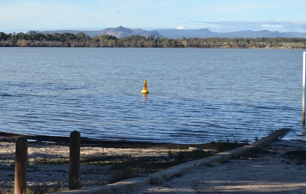 Boat access to leisure lake by Phaedrus Fleurieu