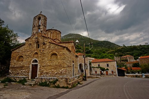 Mani, old church by Anagr