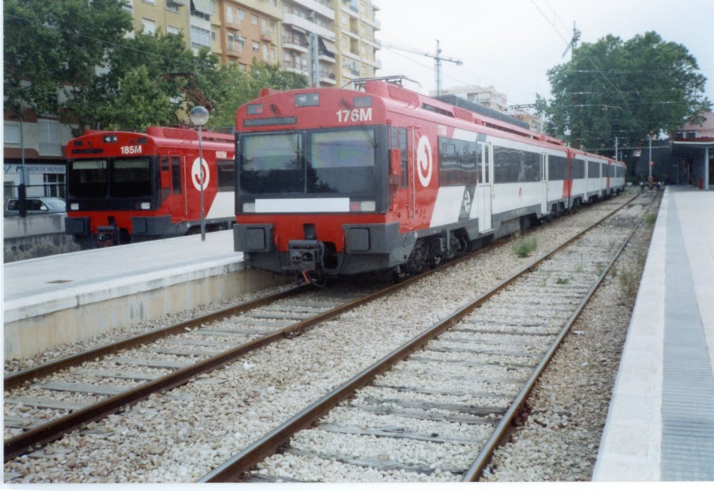 Trenes en la estacion de xativa by pintatrenes