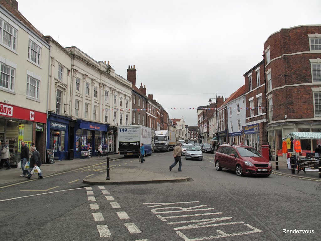 Market Place/Queen Street,Louth by rendezvous