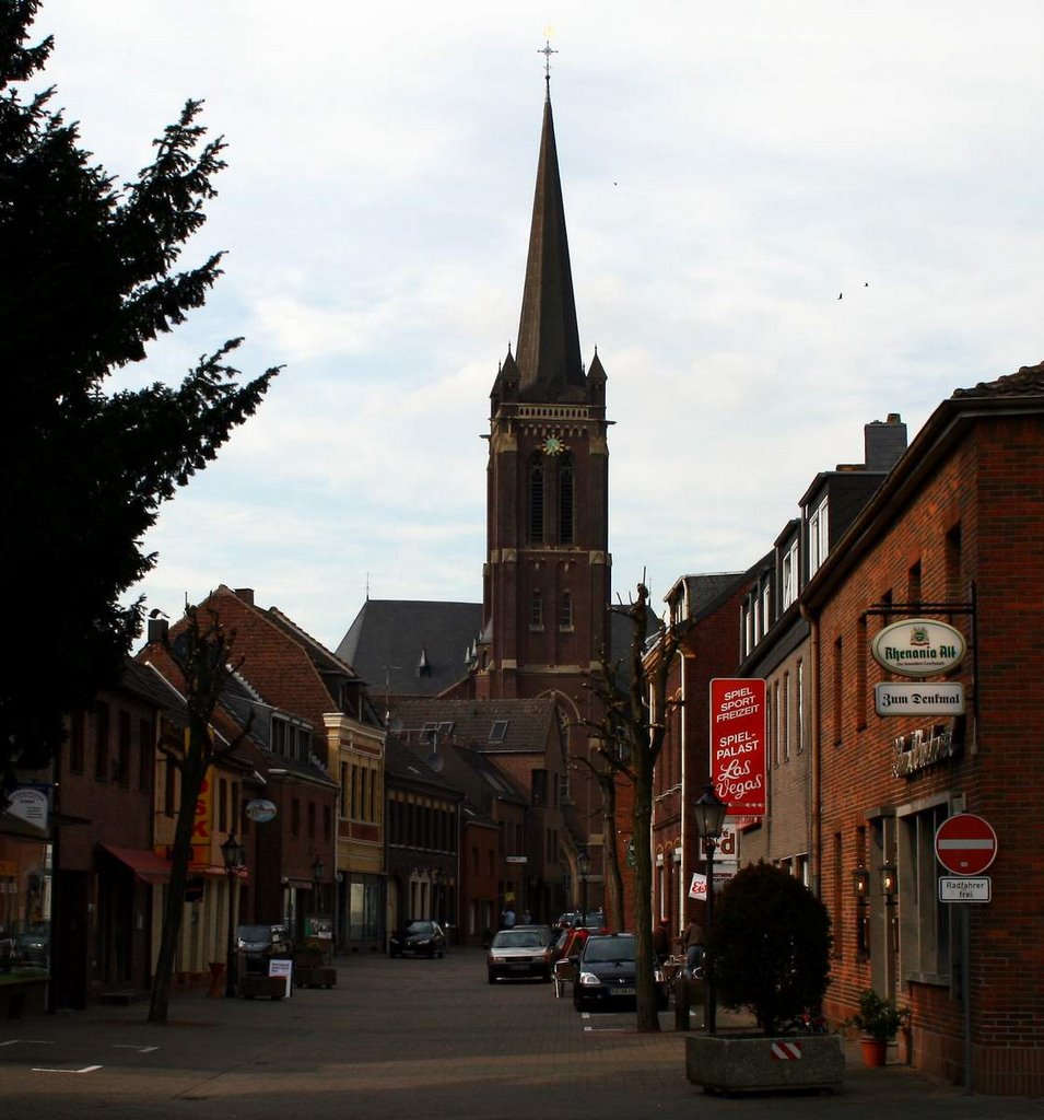 Füssgängerzone in Vorst, view to N by DrDope