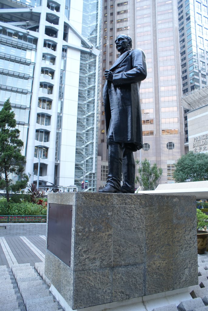 Statue of Sir Jackson by Edward Ng