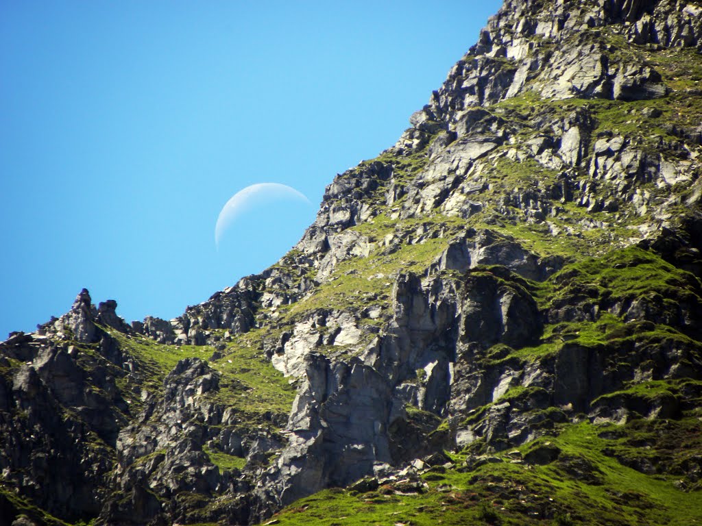 Tramonto di Luna d'estate dalla Piana del Devero by Marco Carnelli