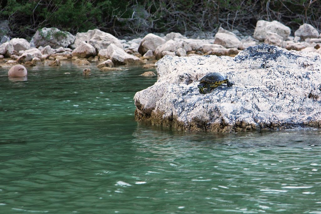 Rocks at Kourna lake by Giedrius Lukosevicius