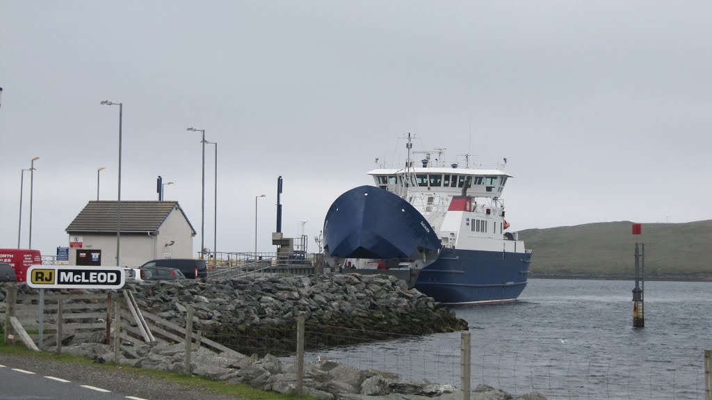 Ferry at Toft, Shetland by Neil Moody-Jones