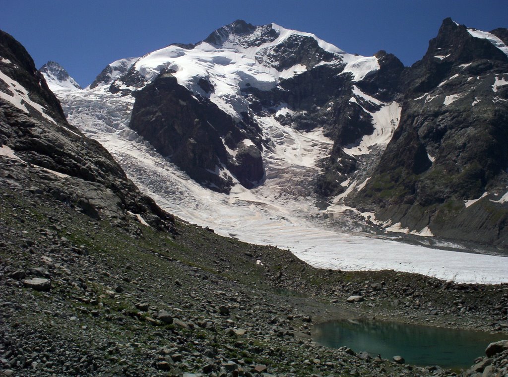 Piz Bernina by Hauke Wittern