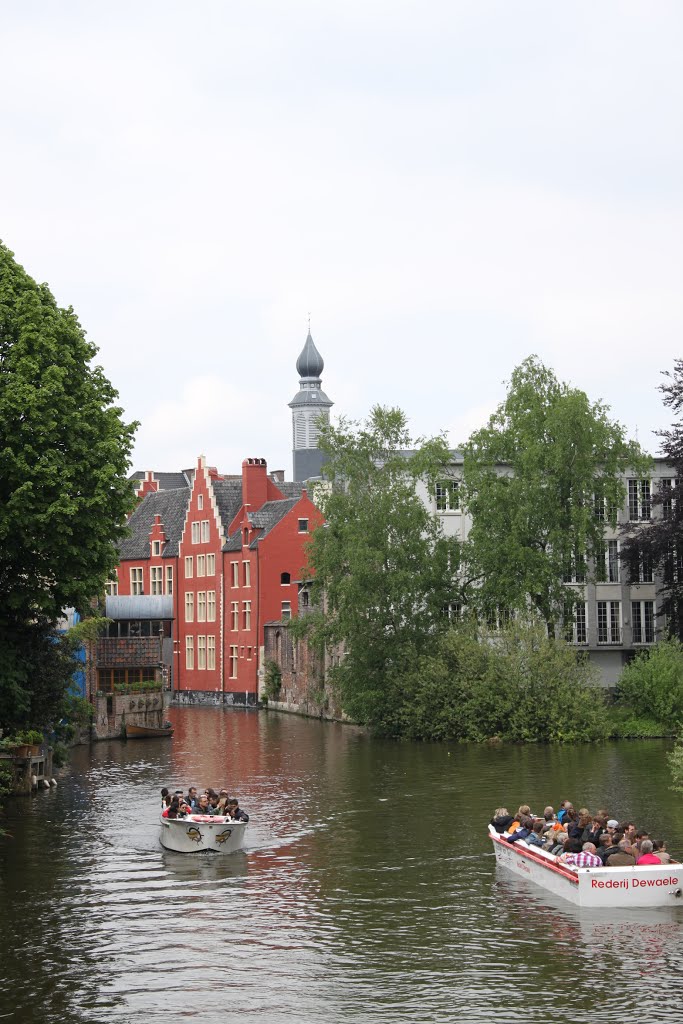 Canal em Gent - Bélgica by Fritz Follmer