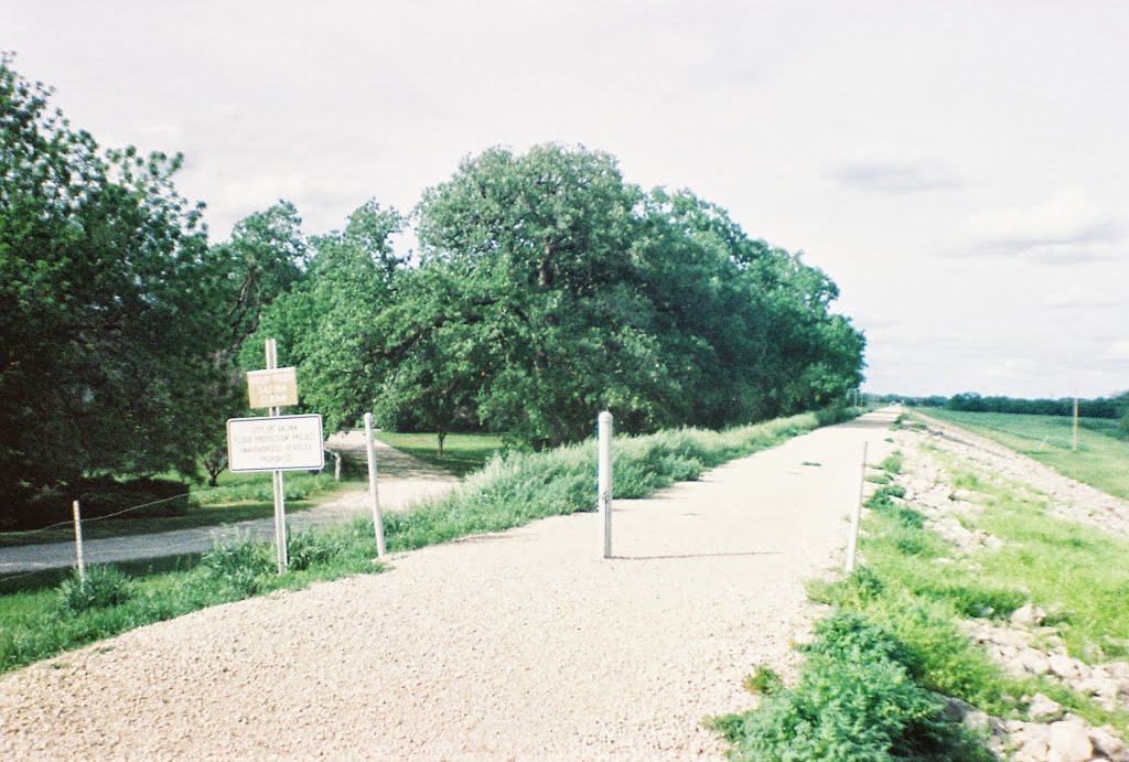 Walking Trail Along Channel Of, Smokey Hill River by "Teary Eyes" Anderson