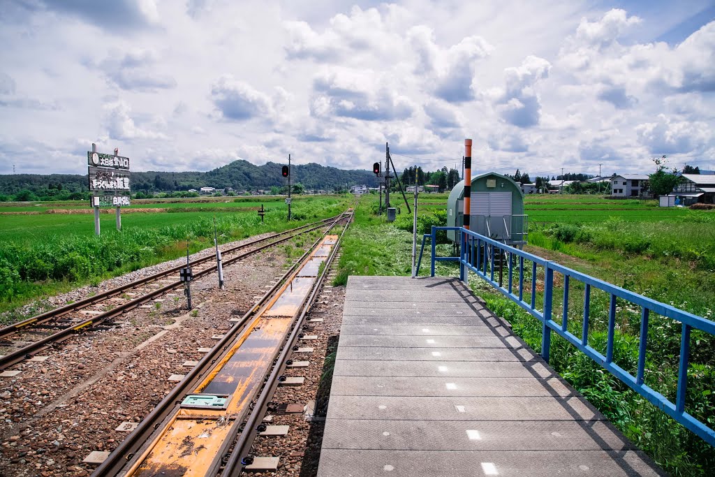 羽前椿駅　JR米坂線　山形県西置賜郡飯豊町 by nyanta2030