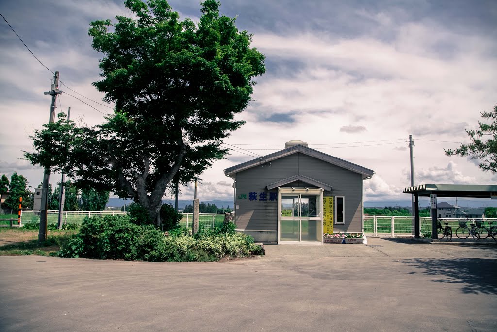 荻生駅（おぎゅう）　JR米坂線　山形県西置賜郡飯豊町 by nyanta2030