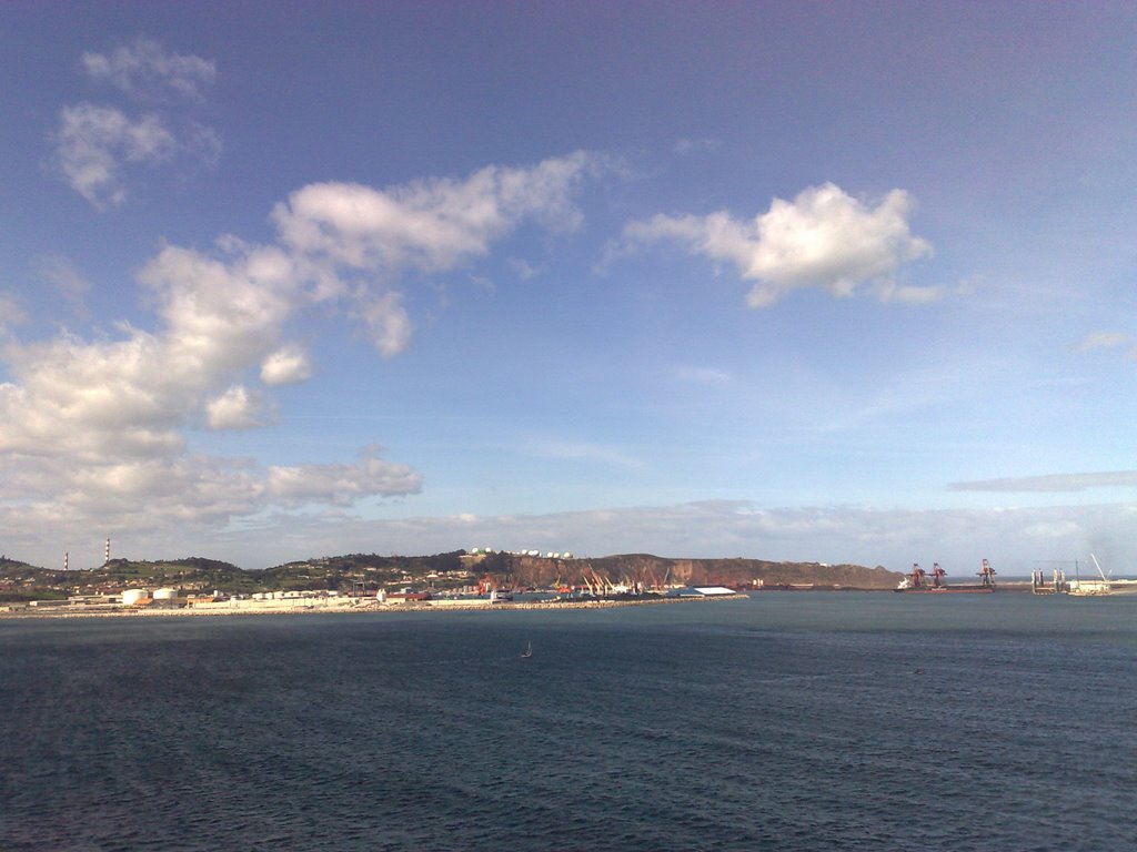 Gijón Vistas desde Elogio del Horizonte by www.webcamsantander.…