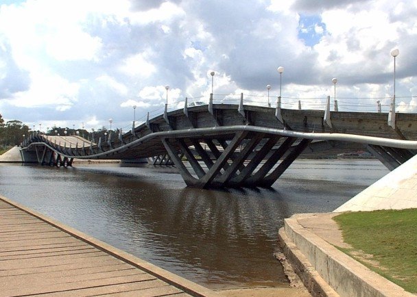 Puente La Barra by Sergio Ayphassorho