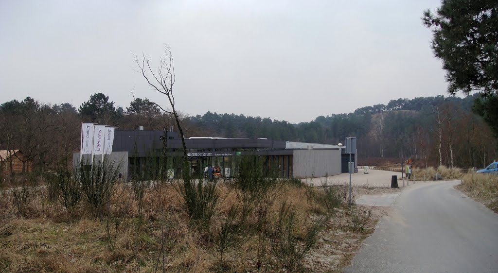 Schoorl - Oorsprongsweg - ICE Photocompilation Viewing from South to SW on Bezoekerscentrum Staatsbosbeheer by txllxt