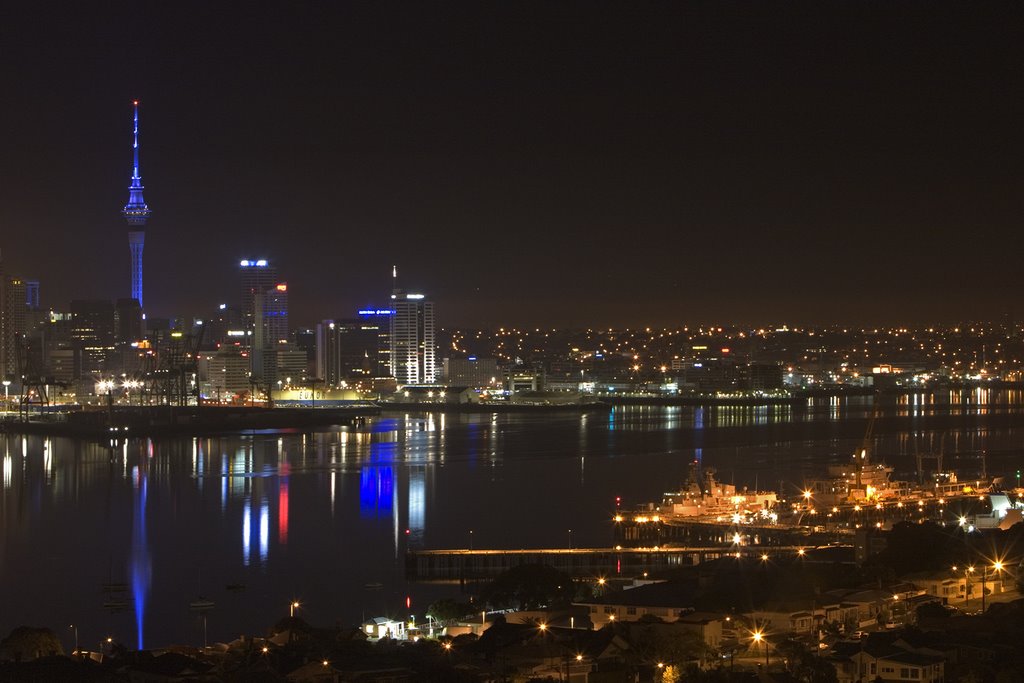 A Calm Morning for Auckland by Peter fry