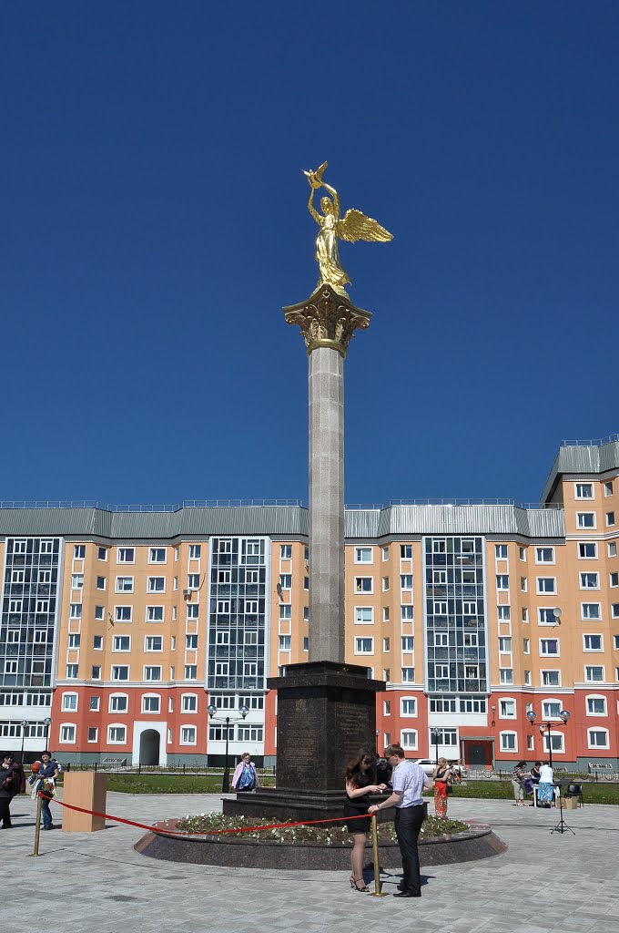 Monument to Patrons "Kind Angel of Peace" in Nizhnevartovsk by IPAAT