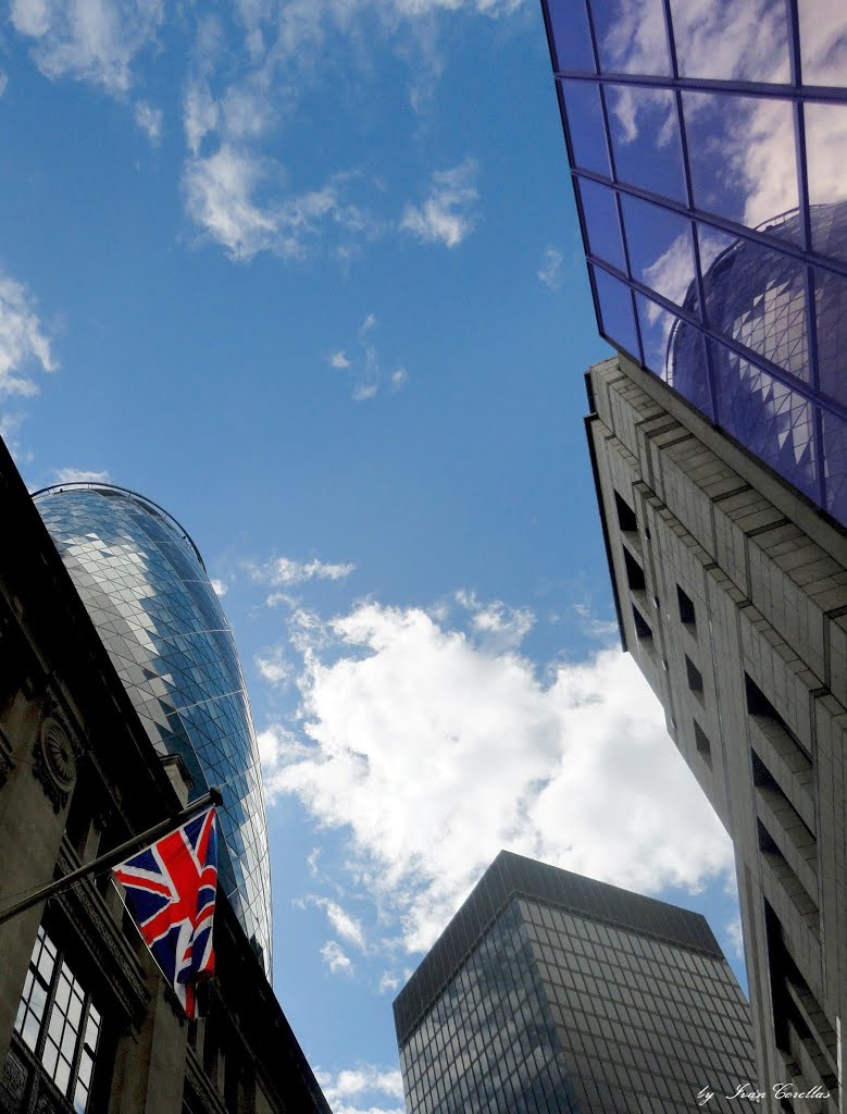 The "Union Jack" and the "Gerkin" by ivan corellas