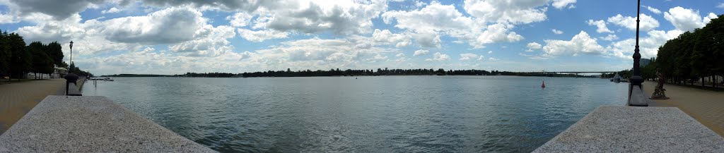 Панорама Дона с набережной в Ростове-на-Дону / Rostov-on-Don. Panorama of the Don River by Sergey Kreps