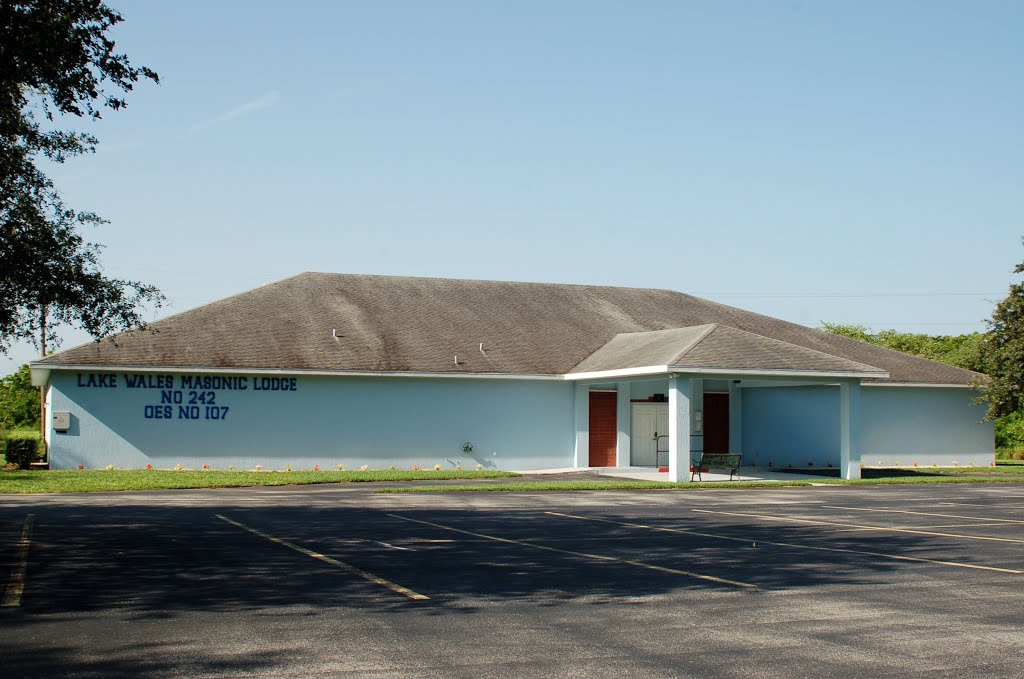 Lake Wales Masonic Lodge No. 242 at Lake Wales, FL by Scotch Canadian