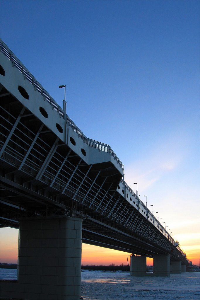 Sunset bridge (Мост на закате) by Alexey Pavlov