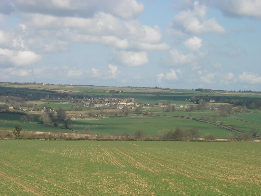 Chadlington from Charlbury Road by Tim Lyon