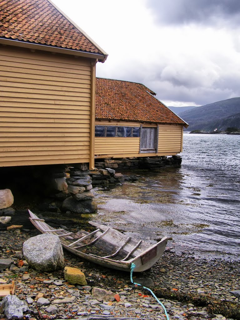 Near Husevag on Vagsoy, Sogn og Fjordane, Norway by Vojtech Dvorak