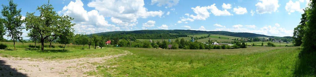 Panorama s Chlumem-602m.n.m.-pod hradem Potštejn-Česká republika-2013 by ROSTAMDALILA