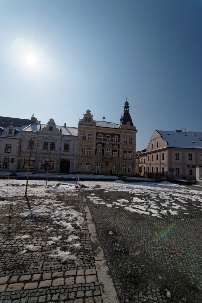 Stříbro - Masarykovo náměstí - View South by txllxt