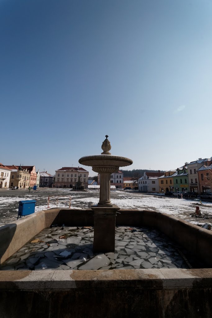 Stříbro - Masarykovo náměstí - View East by txllxt