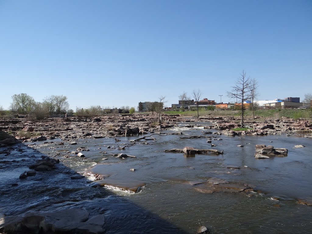 Falls Park in Sioux Falls SD by Gino Vivi