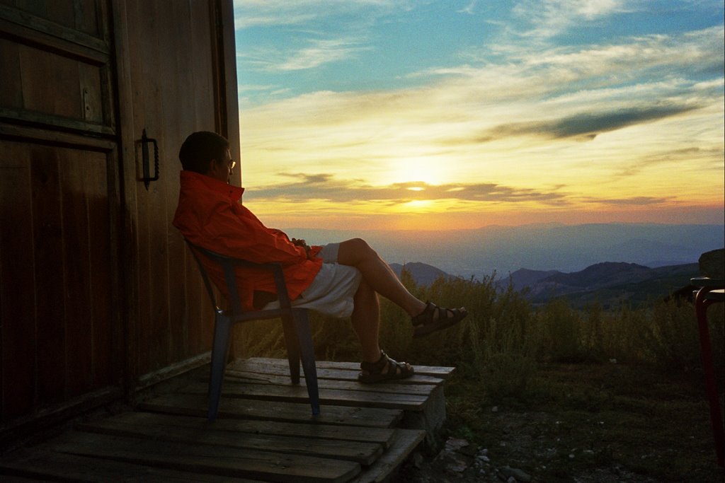 Atardecer en Sierra Nevada - Granada - EUropa en autocaravana - Viatge del Basilisc 2006 by Josep Manuel Mercade…