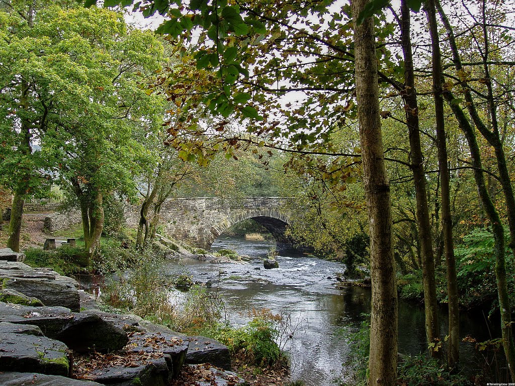 River Brathay and Skelwith Bridge, Skelwith, Great Langdale, South Lakeland, Cumbria by Traveling-Crow