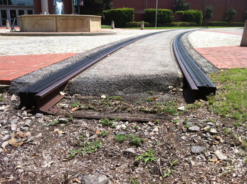 Augusta, Georgia June 2013 at the Augusta Museum of History. Spur Track segment dead track. by Mikeiamunion21