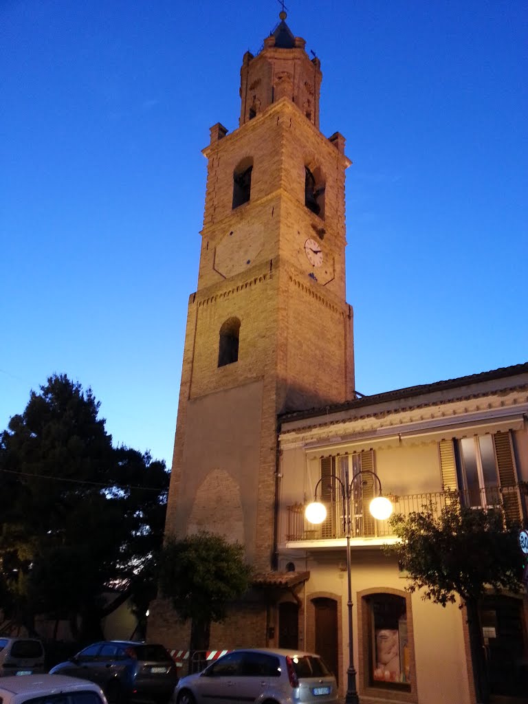 Montepagano TE.il campanile romano gotico by tarzan43