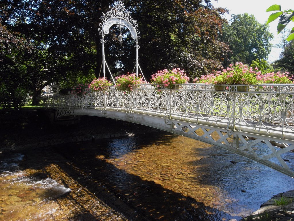 Bellevue-Brücke über die Oos in Baden- Baden by Ali-babaa1001