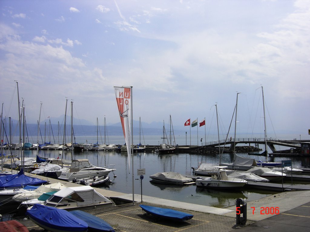 Lausanne - Port d' Ouchy by Koundourakis Christo…